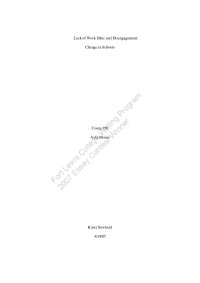 Lack of Work Ethic and Disengagement - Paper | COMP 150