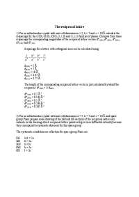 3 Questions on Chemical Crystallography - Assignment | CHEM 6181