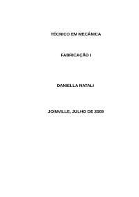 Processos de Usinagem Convencional