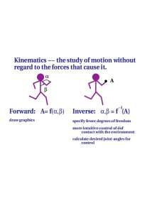 Kinematics, Forward Kinematics, IK Hrad - Lecture Slides | CS 7496