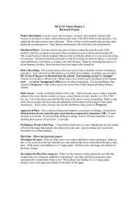Research Project for Music History 1 | MUS 121
