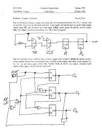 Solutions for Final Exam - Introduction to Computer Engineering | ECE ...