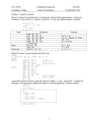 Solved Problems on Mechanisms-Computing System for Exam 1 | ECE 3035 ...