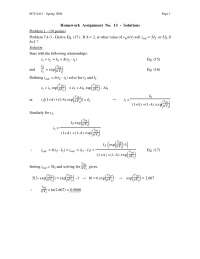Solutions for Assignment 13 Analog Integrated Circuit Design | ECE 6412 ...