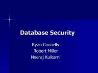 Database Security - Lecture Slides - Introduction to Information ...