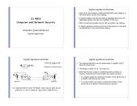 Digital Signature Schemes in Computer and Network Security | CS 4803 ...