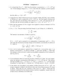 10 Problems on Microelectronic Circuits - Assignment 1 | ECE 3040 - Docsity