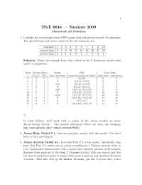Homework #3 with Solutions - Simulation | ISYE 6644 | Assignments ...
