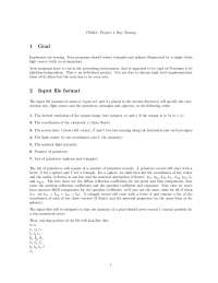 Project 1, Ray Tracing - Computer Graphics | CS 3451 - Docsity
