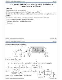 Analog Integrated Circuit Design - Solved Homework 11 | ECE 6412 - Docsity