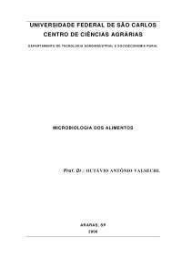 micro dos alimentos