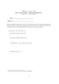 Problem on Rotational Root of Functions - Quiz 8 | MTH 119