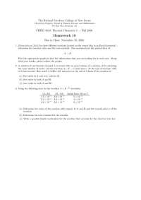 3 Questions on Physical Chemistry I - Assignment 10 | CHEM 3410