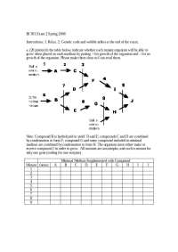 Exam 2 Questions for Molecular Genetics - Fall 2006 | BI 381