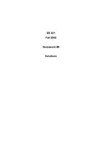 Homework 9 Solutions - Analog Electronics | EE 321