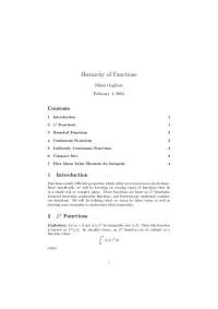 Analysis of Lp, Bounded, Continuous, Uniformly Continuous Functions and Compact Sets