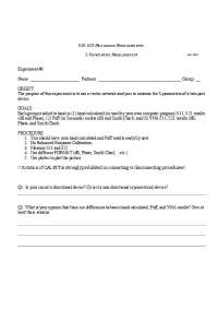 Experiment on Microwave Measurements - Assignment | ELE 623