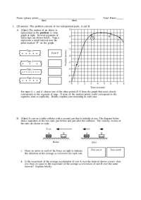 Physics Problem: Analyzing Motion and Collisions