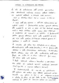 Impianti di distribuzione di Gas Metano - Appunti