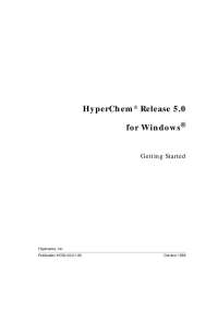 Hypercube, Inc. - Physical Chemistry Laboratory | CHEM 435