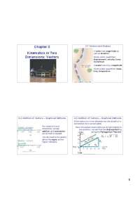 Vectors and Their Addition in Two Dimensions: A Comprehensive Guide - Prof. Rose A. Finn