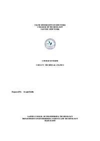 Course Outline - College Algebra - Lab | MATH 121