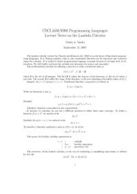 Lambda Calculus: Understanding Functions, Composition, and Currying - Prof. Carlos A. Vare