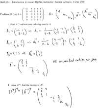 Assignment Problems Solved - Introduction to Linear Algebra | MATH 254 ...