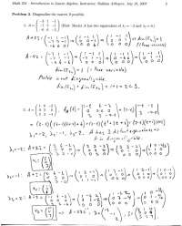 Introduction to Applied Linear Algebra - Solved Problem 3 | MATH 254 ...