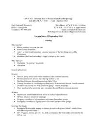 Kinship in Sociocultural Anthropology: Descent, Alliance, and Marriage Exchanges in Taiwan