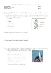 Math 102 Homework 2: DNA Structure and Triangle Geometry