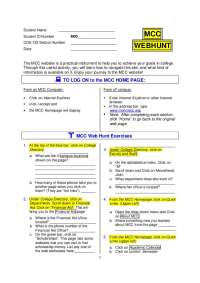 MCC Website Navigation Exercise: A Practical Guide for Students - Prof. Ramon L. Rodriguez