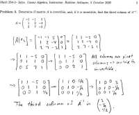 Test I Solved for Introduction to Applied Linear Algebra - Fall 2006 ...