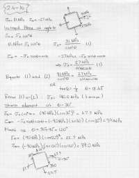 Handwritten Notes on Mechanics of Solids | ECS 325 - Docsity
