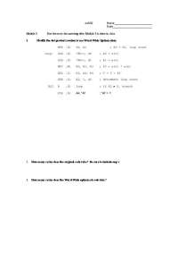 Computer Architecture II - Assignment 8 Questions | ECE 332