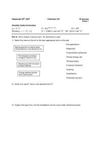 Chemistry 331 Exam 1 - September 29th, 2007 - Prof. Charles Sharpless