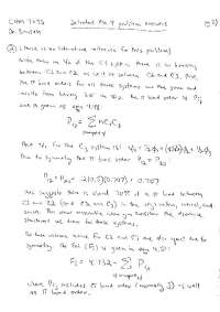 Solutions for Problems of Advanced Organic Chemistry | CHM 7292