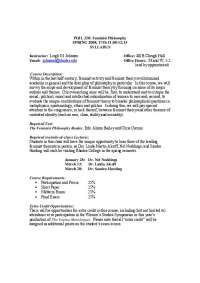 Course Syllabus - Feminist Philosophy | PHIL 250