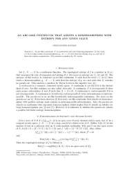 Construction of a Continuum without Entropy Homeomorphism and Pseudo-arc