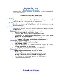 Executing the Project - Digital Systems | ECE 333 - Docsity