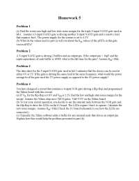 Digital Systems - Homework 5 Problems | ECE 333 - Docsity