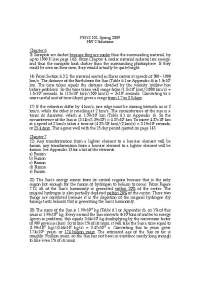 Solutions to Physics 101 Homework, Chapter 6 and 7 - Prof. Glenn Piner