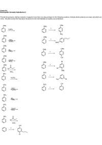 Electrophilic Aromatic Substitution Reactions: Products and Intermediates