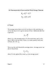 Nonconservative Forces and the Work-Energy Theorem - Examples | PHYS 200