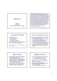 Slides on Formal Characterization of IR Models | CS 410