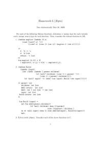 Scheme Functions Translation to ML and C