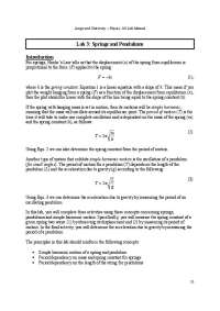 Strings and Pendulums - Laboratory 3 Report | PHYS 102