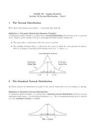 Normal Distribution and Standard Normal Distribution: Finding Probabilities