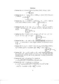 Solutions Calculus II | MATH 1592