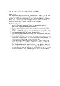 Math 145 Test 3 Study Sheet: Essay Questions Review